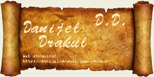 Danijel Drakul vizit kartica